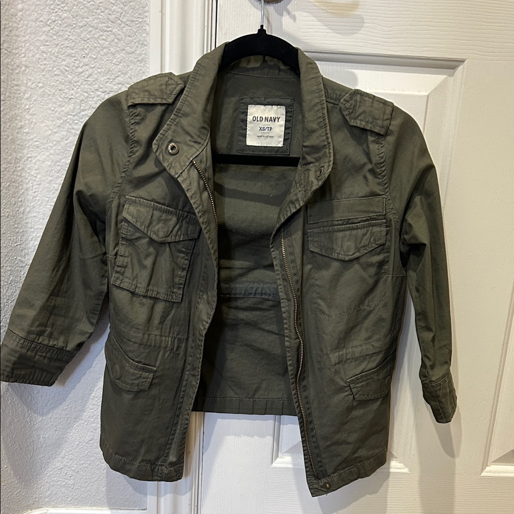 Old Navy Green Utility Jacket